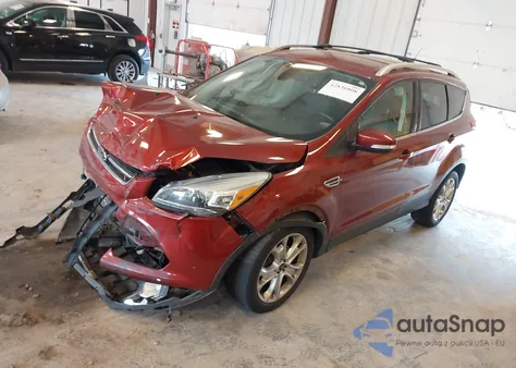 2014 Ford Escape Titanium z USA, uszkodzony, nr VIN 1FMCU0JX0EUC73920